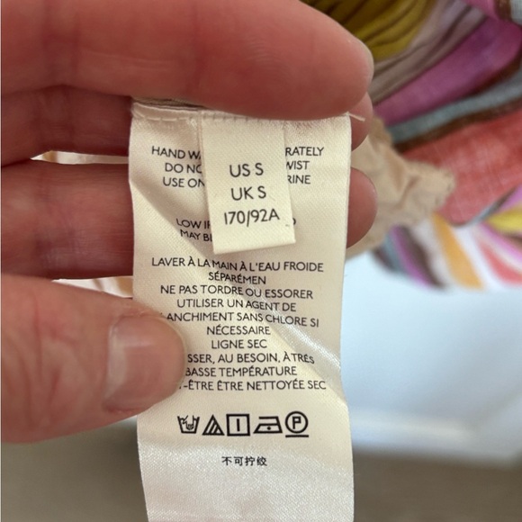 Anthropologie Pink and Yellow Sleeveless Sundress - Picture 5 of 6